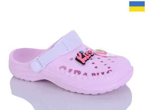 Кроксы Malibu 6009 рожев в магазине Фонтан Обуви