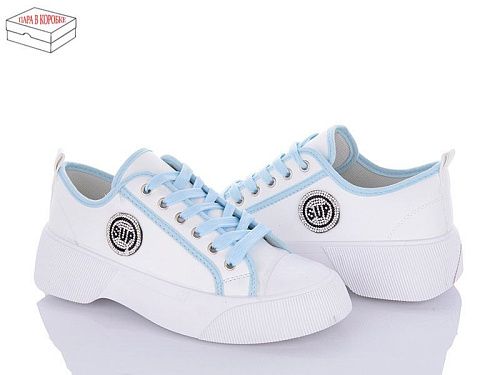 Кроссовки Polaris MB15-2 white-blue в магазине Фонтан Обуви