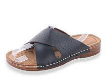 Шлепанцы Jumay Lexus хрест чорний в магазине Фонтан Обуви