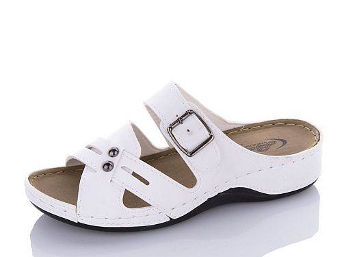 Шлепанцы Lorin 476 білий в магазине Фонтан Обуви