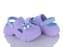 Кроксы Shev Shoes QN1833B purple в магазине Фонтан Обуви