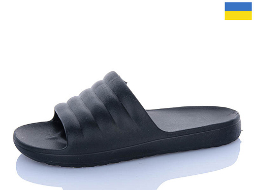 Шлепанцы Progress 22 чорний в магазине Фонтан Обуви