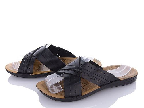 Шлепанцы Oskar 11-5E black в магазине Фонтан Обуви