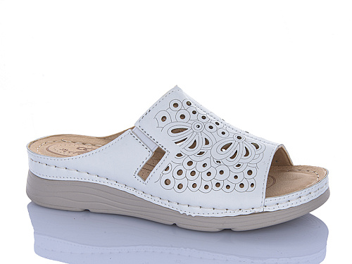 Шлепанцы Leguzaza H1-9 white в магазине Фонтан Обуви