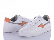 Кроссовки Violeta Z4-6821 white-orange-grey в магазине Фонтан Обуви