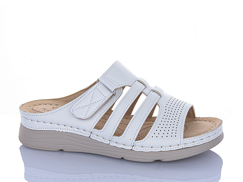 Шлепанцы Leguzaza H1-8 white в магазине Фонтан Обуви