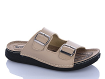 Шлепанцы Oskar 01-42 бежевий в магазине Фонтан Обуви