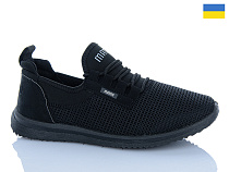 Кроссовки Dago Прогрес M3924 чорний в магазине Фонтан Обуви