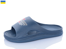 Шлепанцы M&L Alex13 ML113 т.синій принт ассорті в магазине Фонтан Обуви