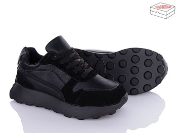 Кроссовки No Brand 2399 all black в магазине Фонтан Обуви