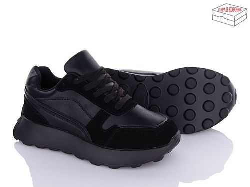 Кроссовки No Brand 2399 all black в магазине Фонтан Обуви