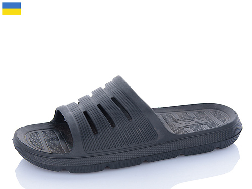 Шлепанцы Успіх Krok C72 чорний в магазине Фонтан Обуви