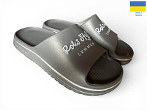 Шлепанцы Rai Shoes 520-018 сірий в магазине Фонтан Обуви