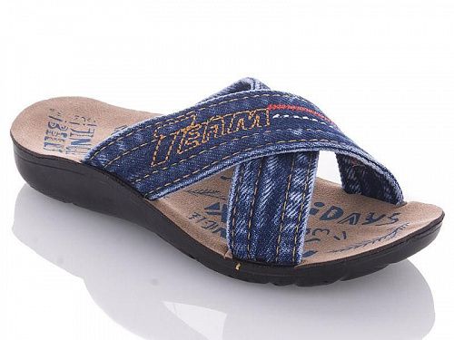 Шлепанцы Guzel 67-1 джинс в магазине Фонтан Обуви
