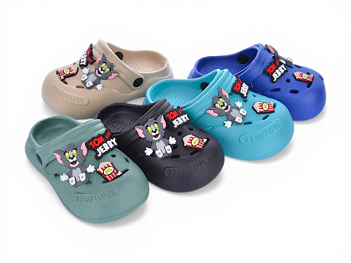 Кроксы M&L Alex13 308-13 mix в магазине Фонтан Обуви