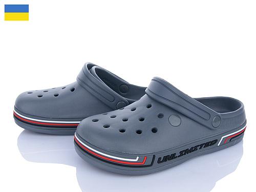 Кроксы Roks Dago 602 сірий в магазине Фонтан Обуви