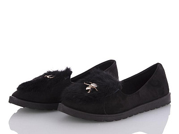Балетки Viktoria W19 black в магазине Фонтан Обуви