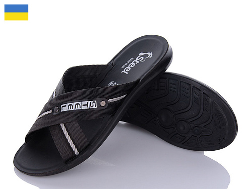 Шлепанцы Gurkem TRK 007 black-white new в магазине Фонтан Обуви