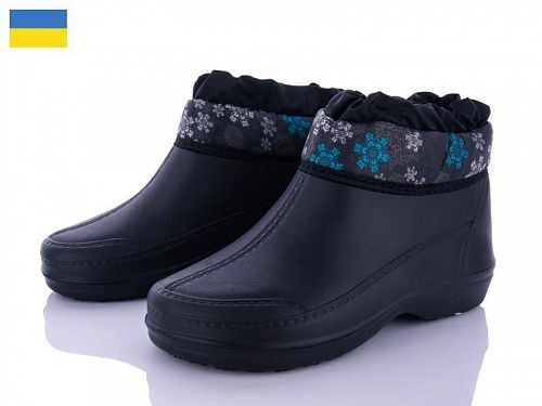 Галоши Kredo Кредо 2032  флис черный в магазине Фонтан Обуви