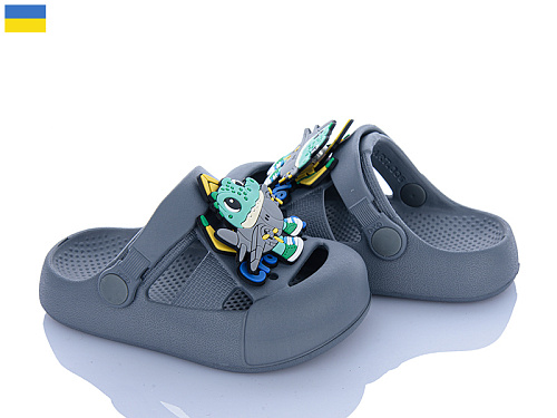 Кроксы Roks 336 т.сірий в магазине Фонтан Обуви