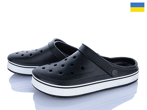 Кроксы Golden Lion 1500 чорний в магазине Фонтан Обуви