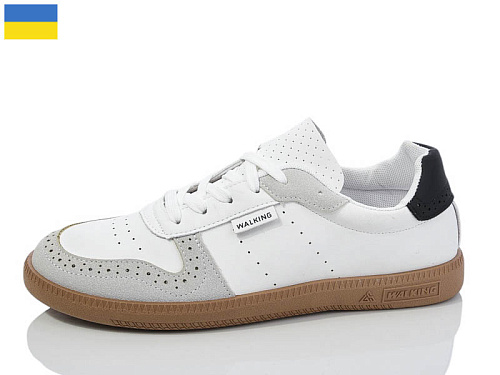 Кроссовки Malibu AB720-2 білий-чорн в магазине Фонтан Обуви