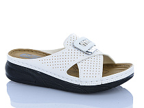 Шлепанцы Sali One 862 білий в магазине Фонтан Обуви