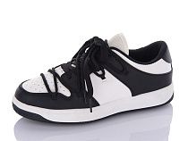 Кроссовки Qq Shoes BK75 black-white в магазине Фонтан Обуви