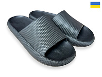 Шлепанцы Rai Shoes 024 чорний в магазине Фонтан Обуви