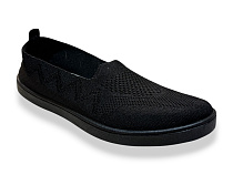 Слипоны Rai Shoes F08-005 чорний в магазине Фонтан Обуви