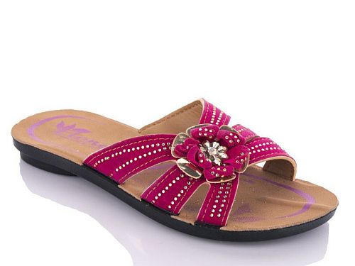 Шлепанцы Demur Elena 1 fuchsia (30-35) в магазине Фонтан Обуви