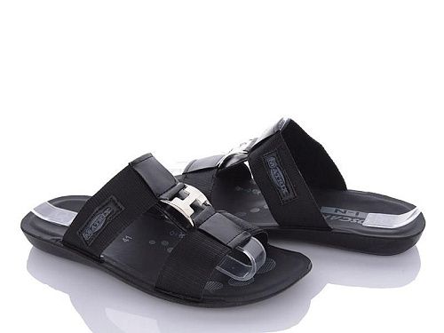 Шлепанцы Oskar 6-Ш2-9T black в магазине Фонтан Обуви