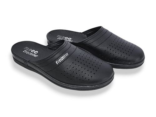 Тапочки Rai Shoes 95080505 чорний в магазине Фонтан Обуви