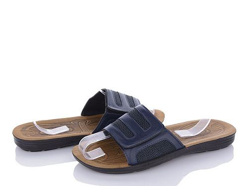Шлепанцы Oskar Ш5001E blue в магазине Фонтан Обуви