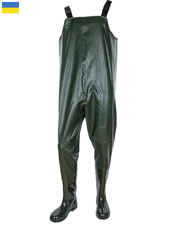 Сапоги Vladimir DS ПК05 зелений (42) в магазине Фонтан Обуви