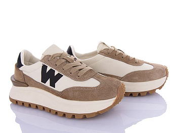 Кроссовки Violeta 197-182 beige в магазине Фонтан Обуви
