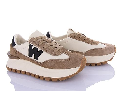 Кроссовки Violeta 197-182 beige в магазине Фонтан Обуви