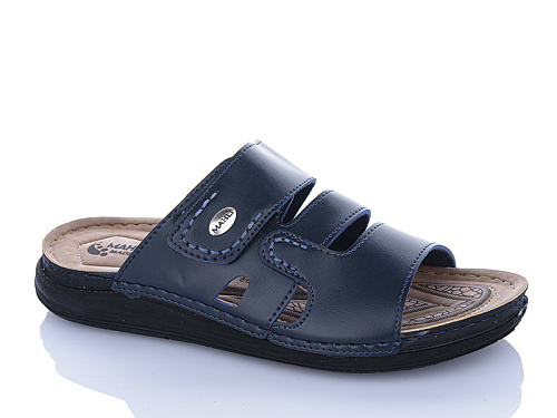 Шлепанцы Oskar 01-47 синій в магазине Фонтан Обуви