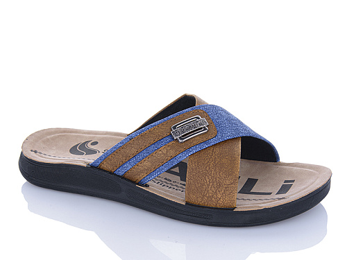 Шлепанцы Oskar 51-26 кор-синій в магазине Фонтан Обуви