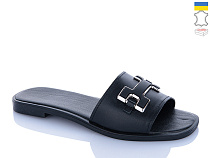 Шлепанцы Garti 05 чорний шк. в магазине Фонтан Обуви