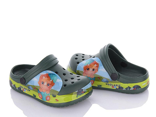 Кроксы Deshman 8237 khaki в магазине Фонтан Обуви