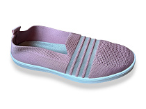 Слипоны Rai Shoes F07-023 бузковий в магазине Фонтан Обуви