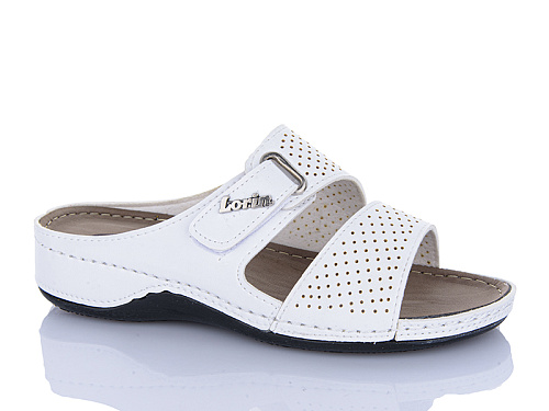 Шлепанцы Sali One 416 білий в магазине Фонтан Обуви