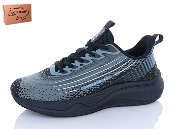 Кроссовки Restime RML25541 black-grey в магазине Фонтан Обуви
