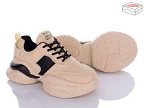 Кроссовки No Brand 8110 apricot-black в магазине Фонтан Обуви