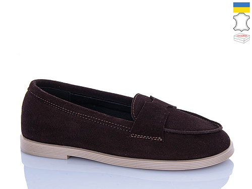 Туфли Garti 08 коричневий замш в магазине Фонтан Обуви