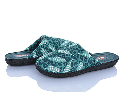 Тапочки Soylu GE361 зелений в магазине Фонтан Обуви