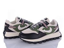 Кроссовки Violeta 81-3-81-32 beige-green в магазине Фонтан Обуви