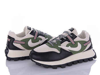 Кроссовки Violeta 81-3-81-32 beige-green в магазине Фонтан Обуви