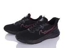 Кроссовки No Brand GL929-1 black батал в магазине Фонтан Обуви